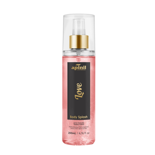 BODY SPLASH LOVE COM BRILHO 200ML APINIL