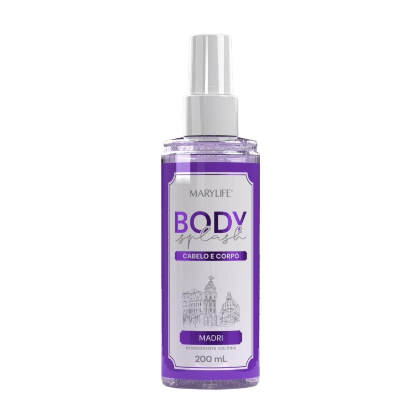 DESODORANTE COLONIA BODY SPLASH MADRI 200ML MARY LIFE