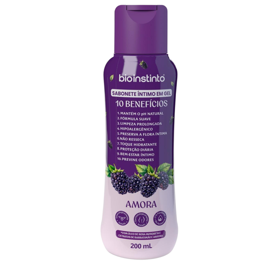 SABONETE INTIMO EM GEL 10 BENEFICIOS AMORA 200ML BIO INSTINTO