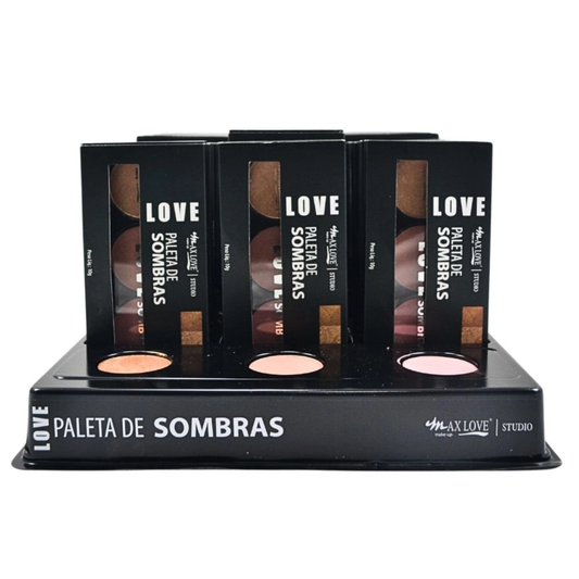 BOX C/ 36 PALETA DE SOMBRAS 011 10G MAX LOVE