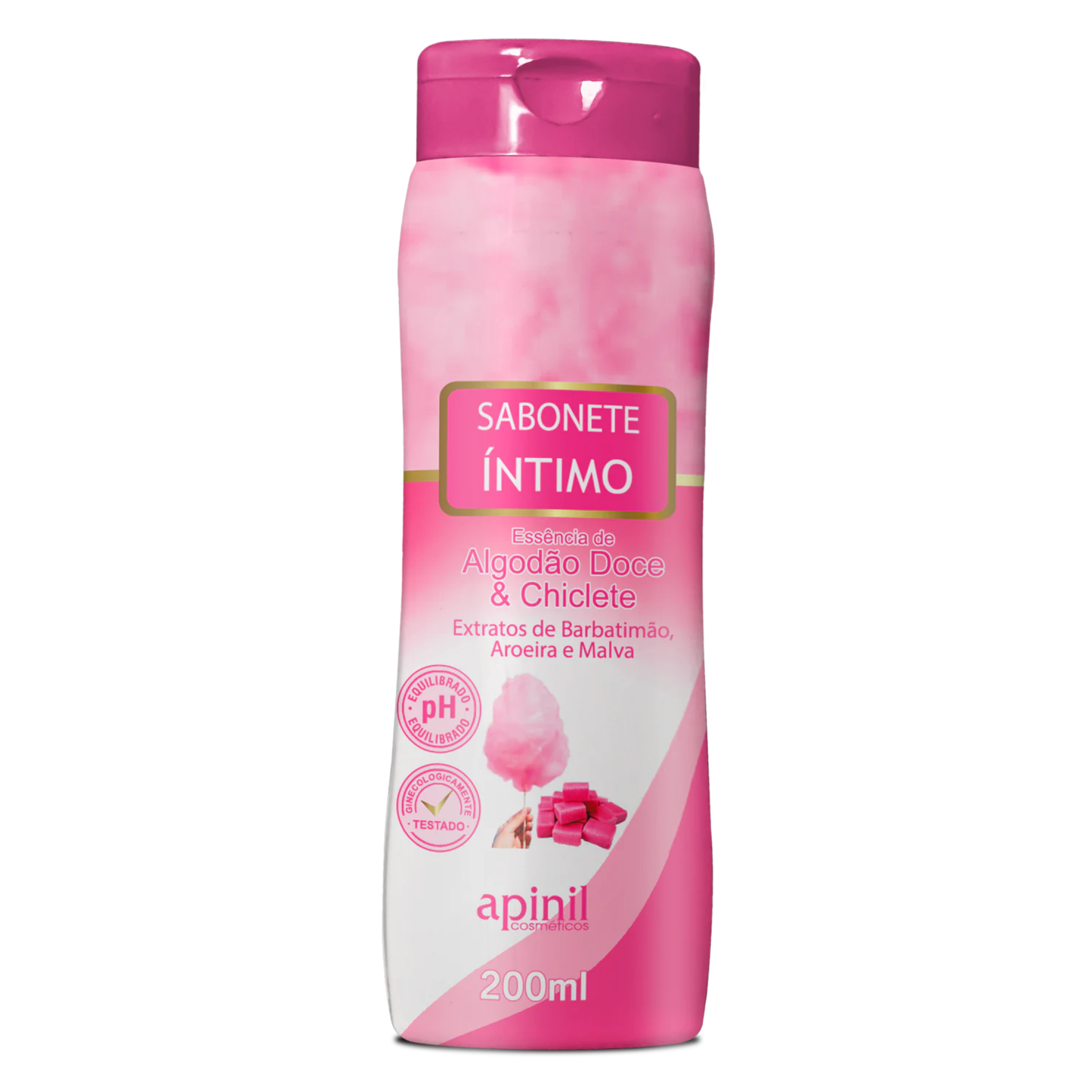 SABONETE INTIMO ALGODAO DOCE & CHICLETE 200ML APINIL