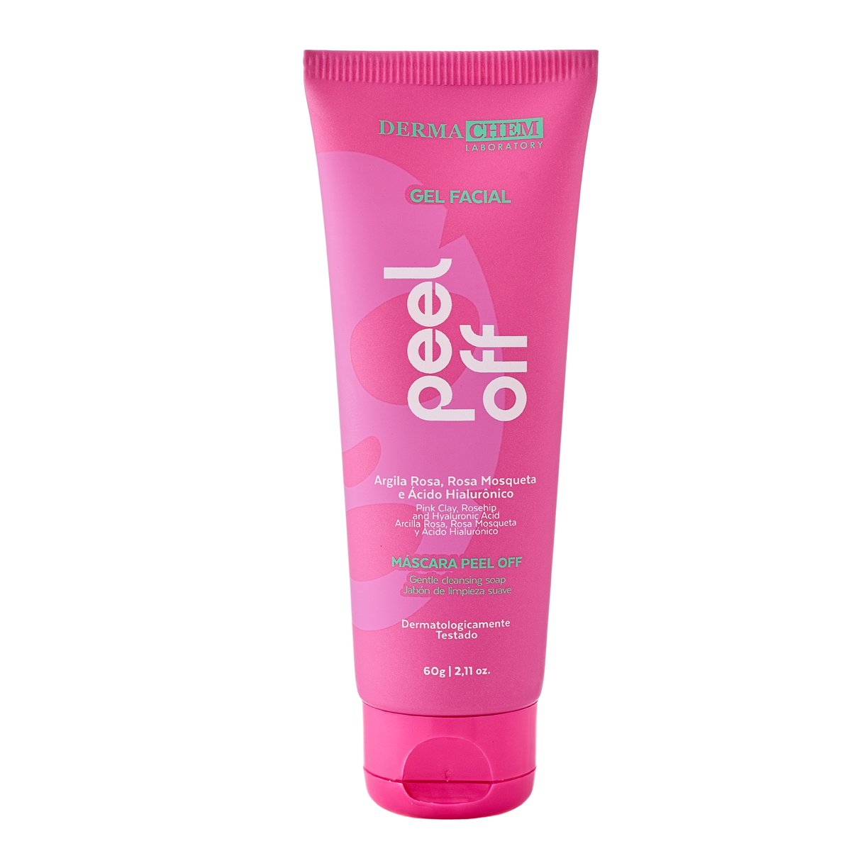 GEL FACIAL PEEL OFF ROSA MOSQUETA 60G DERMACHEM