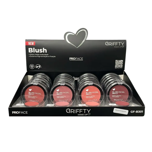 BOX C/24 BLUSH COMPACTO PROFACE COR 05 A 09 GF-B301B GRIFFTY