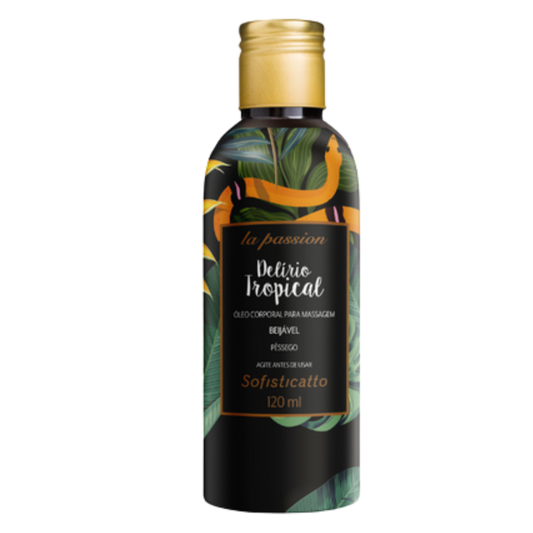 OLEO BEIJAVEL MASSAGEADOR DELIRIO TROPICAL 120ML SOFISTICATTO