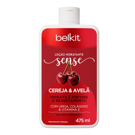 LOCAO HIDRATANTE DESODORANTE CEREJA & AVELA 475ML BELKIT