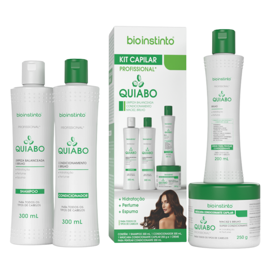 KIT CAPILAR QUIABO 4 ITENS BIO INSTINTO