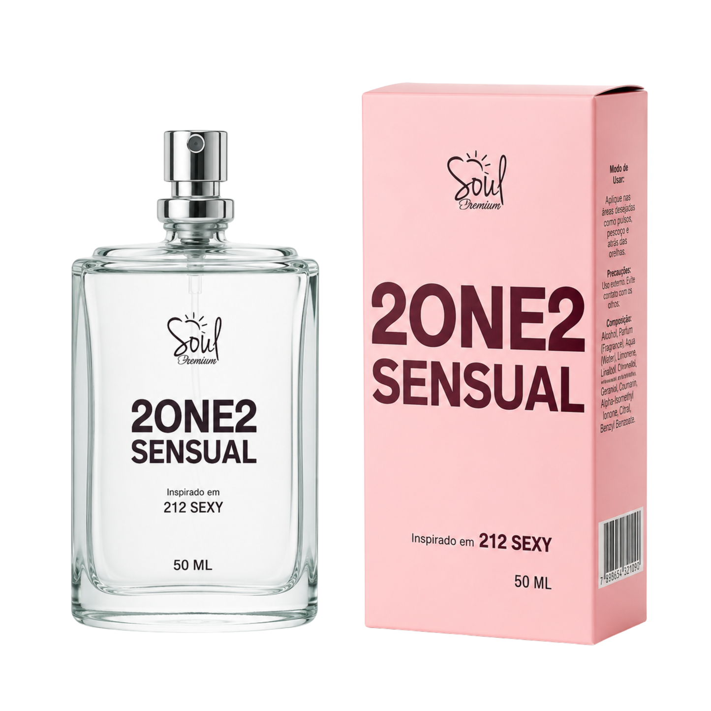 DEO COLONIA 2ONE2 SENSUAL 50ML SOUL
