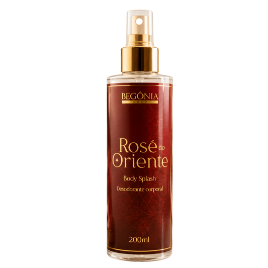 BODY SPLASH DESODORANTE CORPORAL ROSE DO ORIENTE GOLD 200ML BEGONIA