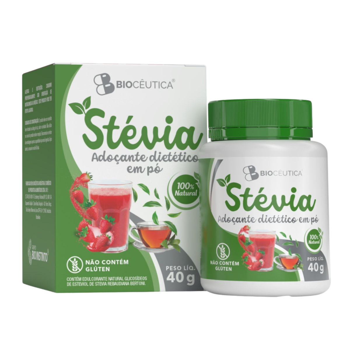 STEVIA ADOCANTE DIETETICO EM PO 40G BIOCEUTICA