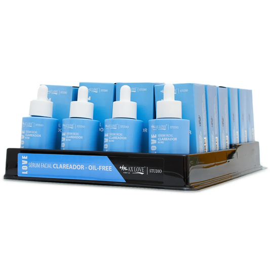 BOX C/ 24 SERUM FACIAL CLAREADOR 30ML MAX LOVE