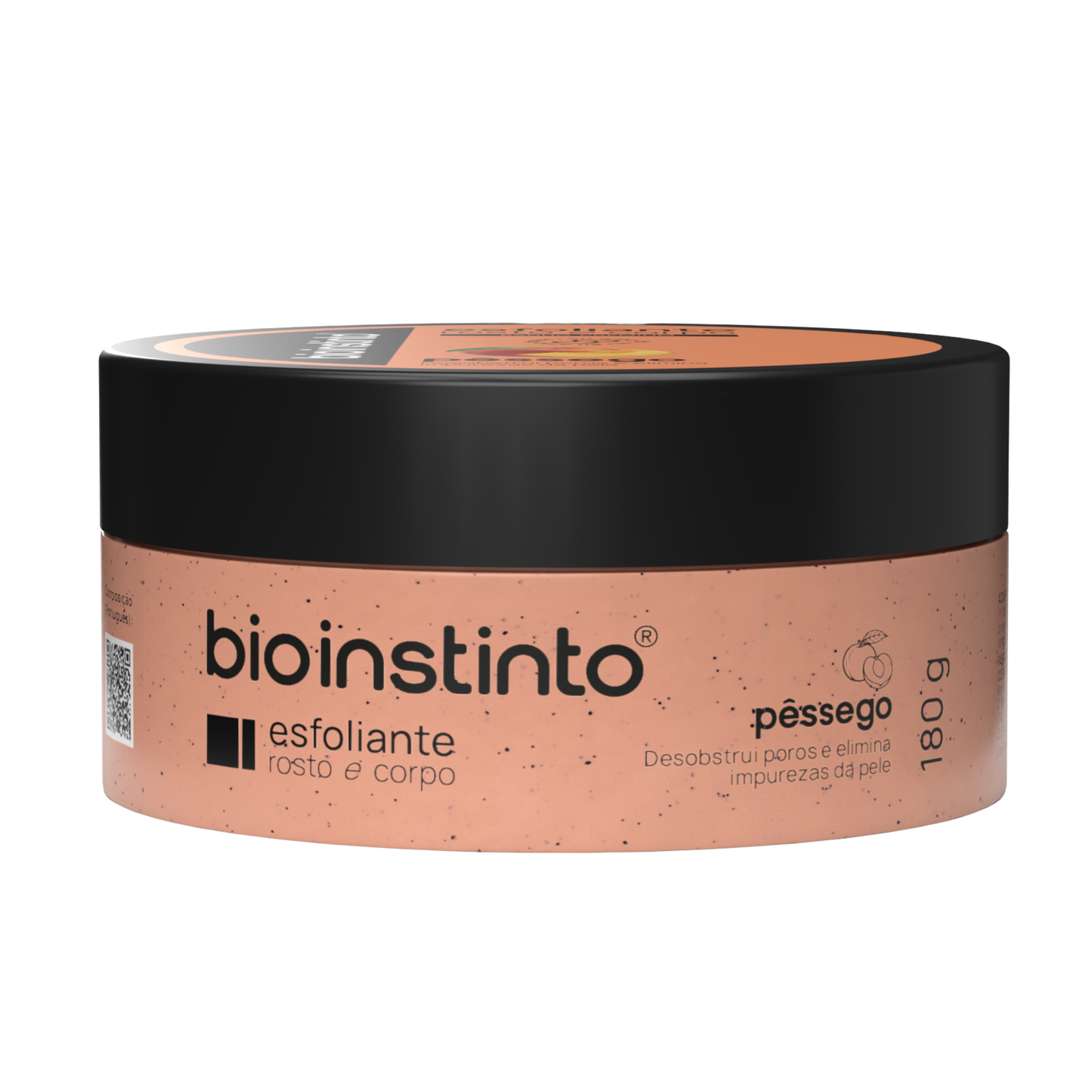 ESFOLIANTE ROSTO E CORPO PESSEGO 180G BIO INSTINTO