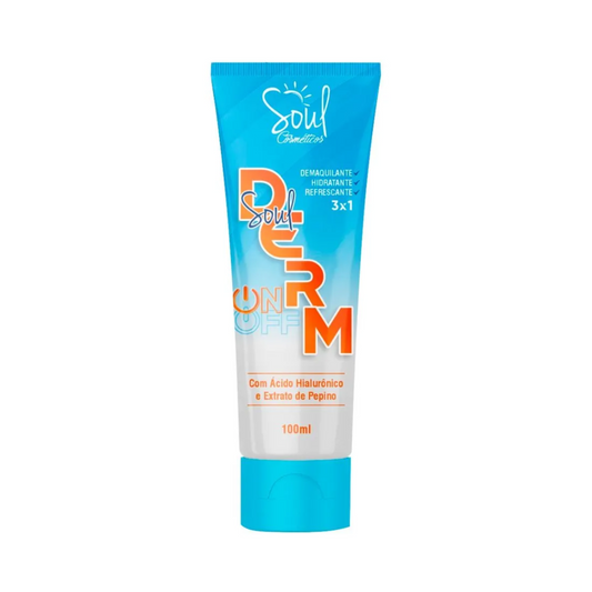 SABONETE LIQUIDO FACIAL 3X1 DERM 100ML SOUL