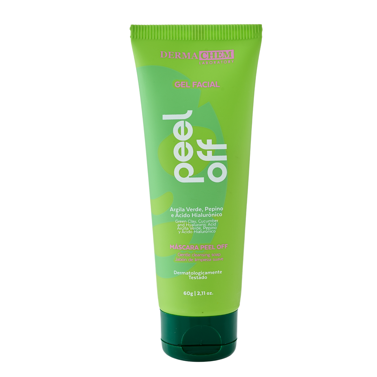 GEL FACIAL PEEL OFF ARGILA VERDE 60G DERMACHEM