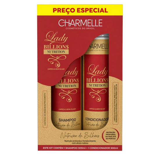 KIT CAPILAR 2 ITENS LADY BILLIONS CHARMELLE