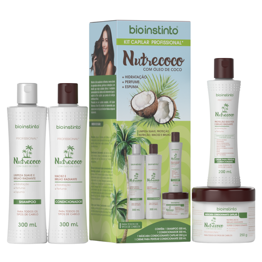 KIT CAPILAR NUTRECOCO 4 ITENS BIO INSTINTO