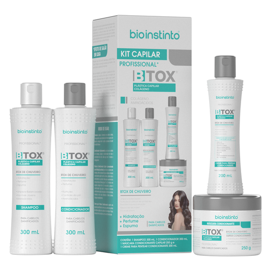 KIT CAPILAR BTOX 4 ITENS BIO INSTINTO