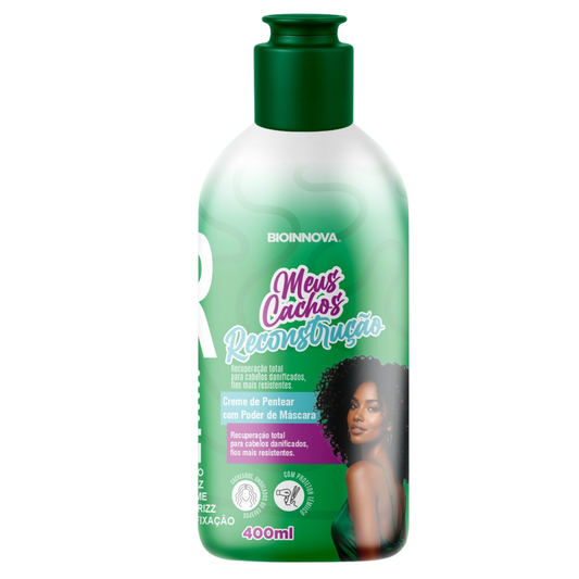 CREME DE PENTEAR MEUS CACHOS RECONSTRUCAO 400ML BIOINNOVA