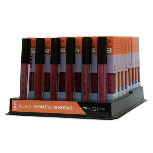 BOX C/ 48 BATOM 48H MATTE 268 AO 273 4ML MAX LOVE