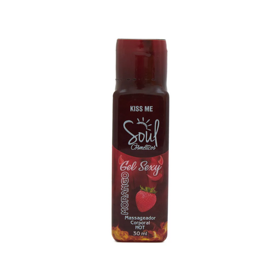 GEL SEXY MORANGO 30 ML SOUL
