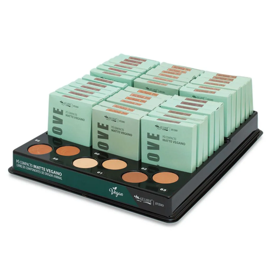 BOX C/ 30 PO COMPACTO VEGANO 58 AO 63 11G MAX LOVE