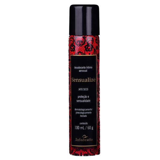 DESODORANTE INTIMO AEROSSOL SENSUALIZE 100ML SOFISTICATTO
