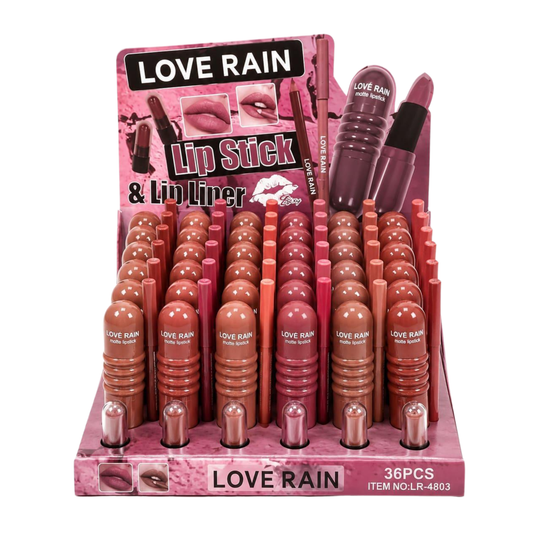 BOX C/ 36 LIP STICK E LIP LINER LR 4803 LOVE RAIN