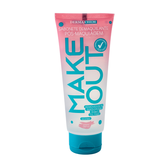 SABONETE FACIAL DEMAQUILANTE MAKE OUT 100ML DERMACHEM