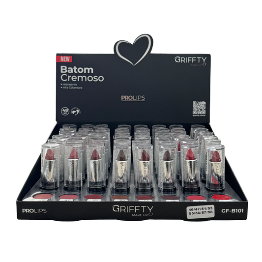 BOX C/48 BATOM CREMOSO COR 46 A 58 GF-B101 GRIFFTY