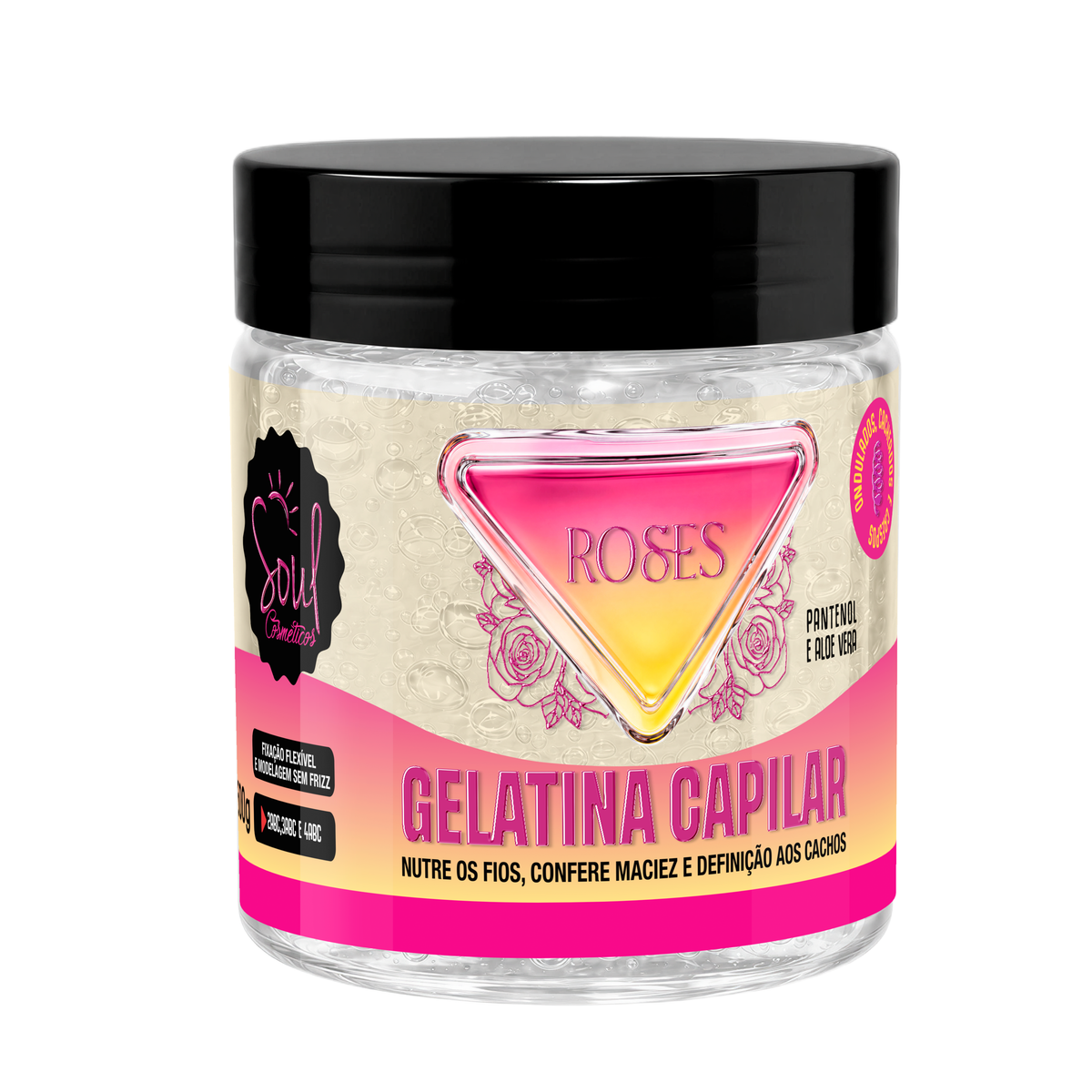 GELATINA CAPILAR ROSES 500G SOUL