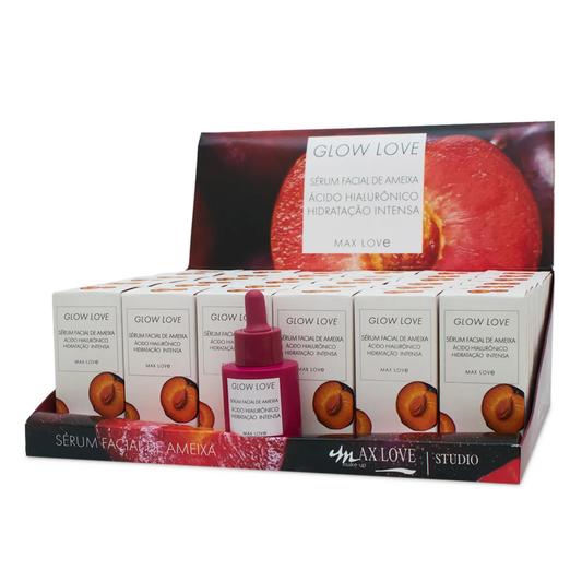 BOX C/ 36 GLOW LOVE SERUM DE AMEIXA 30ML MAX LOVE