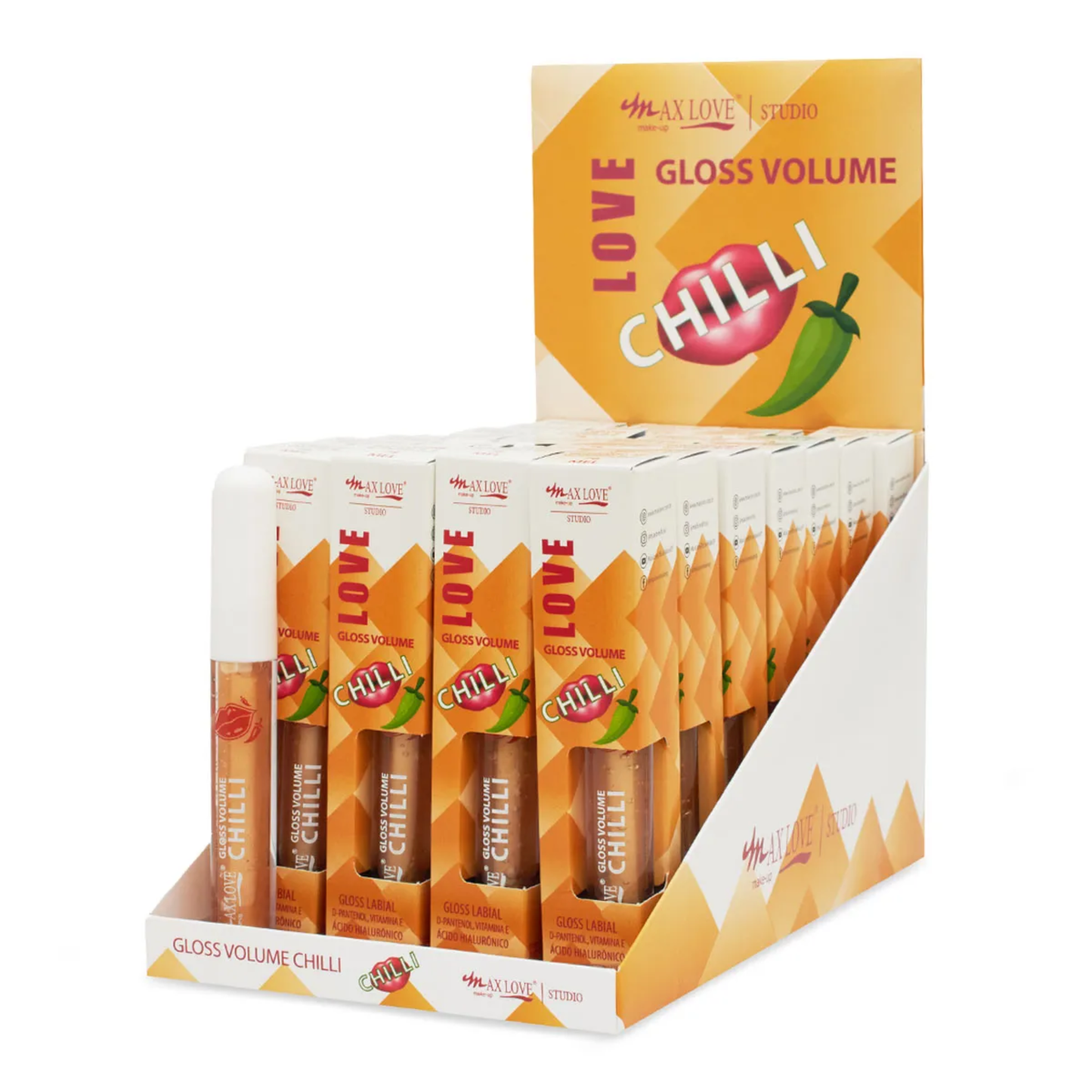 BOX C/ 28 LIP VOLUMOSO CHILLI COR 078 MAX LOVE