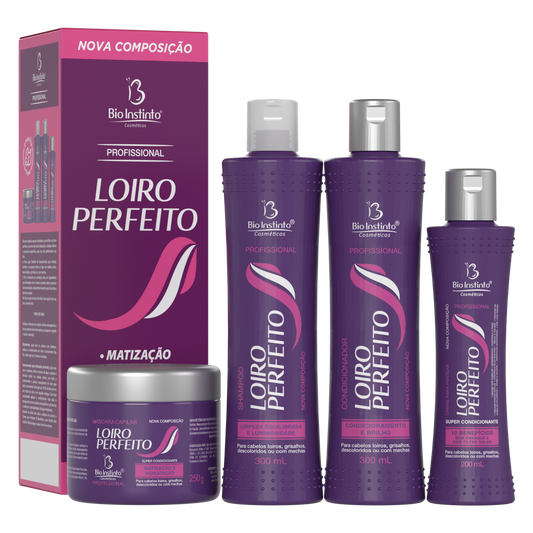 KIT CAPILAR LOIRO PERFEITO 4 ITENS BIO INSTINTO