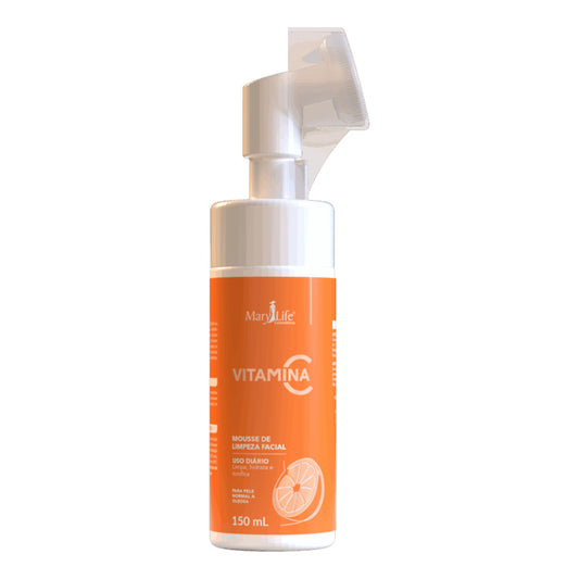 MOUSSE DE LIMPEZA FACIAL VITAMINA C 150ML MARY LIFE