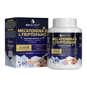 SUPLEMENTO ALIMENTAR MELATONINA E L-TRIPTOFANO BIOCEUTICA