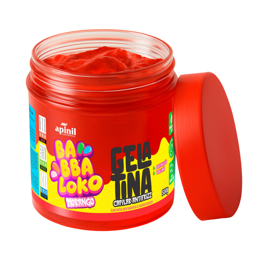 GELATINA CAPILAR BABBALOKO MORANGO 500G APINIL