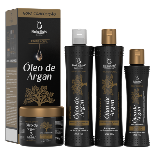KIT CAPILAR OLEO DE ARGAN 4 ITENS BIO INSTINTO