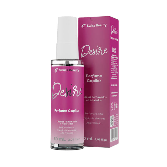 PERFUME CAPILAR DESIRE 60ML SWISS BEAUTY BELKIT