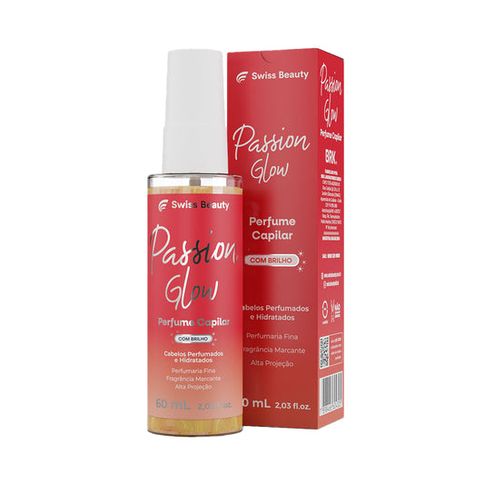PERFUME CAPILAR PASSION GLOW 60ML SWISS BEAUTY BELKIT