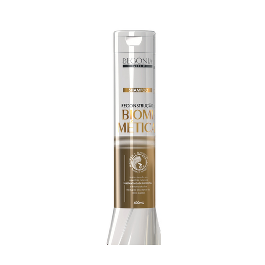 SHAMPOO RECONSTRUCAO BIOMIMETICA BEGONIA GOLD 400ML BEGONIA