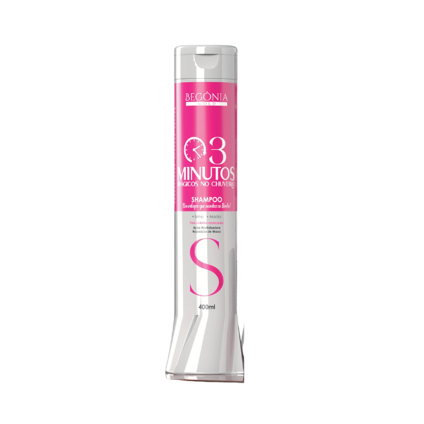 SHAMPOO 3 MINUTOS MAGICOS GOLD 400ML BEGONIA
