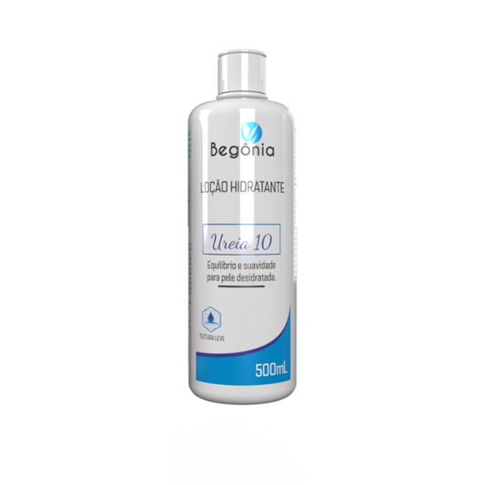 LOCAO HIDRATANTE UREIA 10 500ML BEGONIA