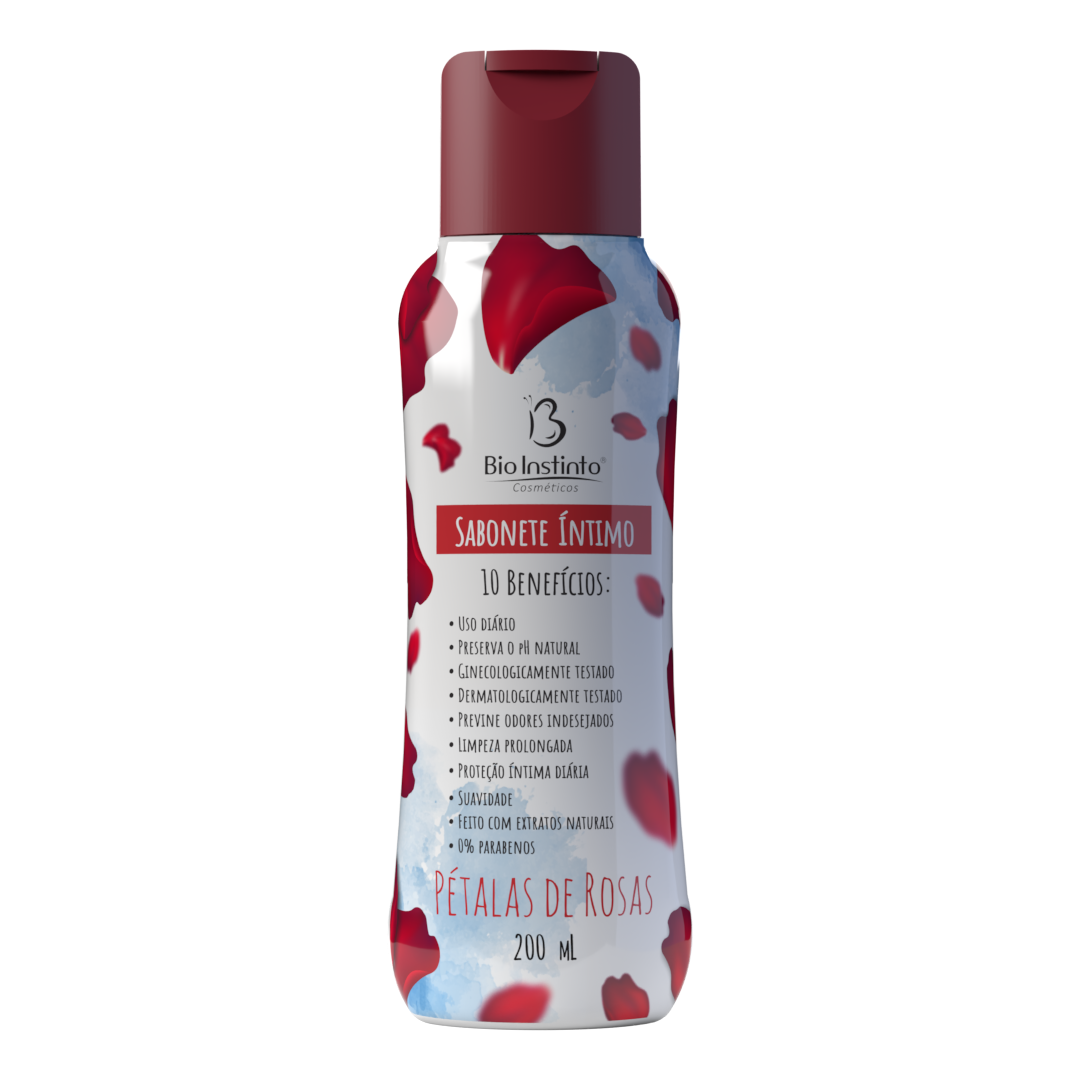 SABONETE INTIMO 10 BENEFICIOS PETALAS DE ROSAS 200ML BIO INSTINTO