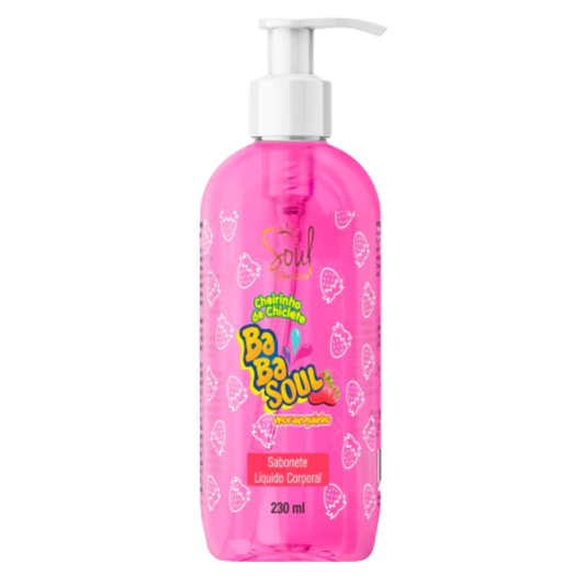 SABONETE LIQUIDO CORPORAL BABASOUL MORANGUINHO 230ML SOUL