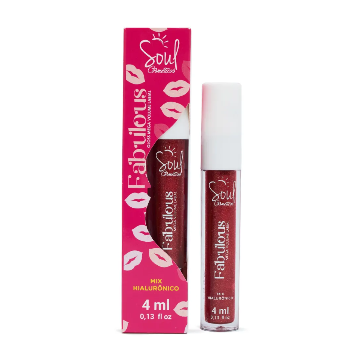 LIP GLOSS BABASOUL MORANGUINHO 4ML SOUL– Bio Cosméticos Distribuidora
