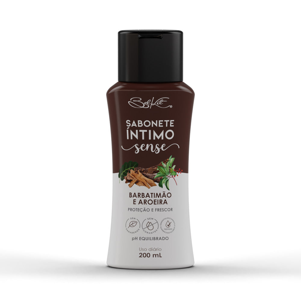 SABONETE INTIMO SENSE BARBATIMAO E AROEIRA 200ML BELKIT