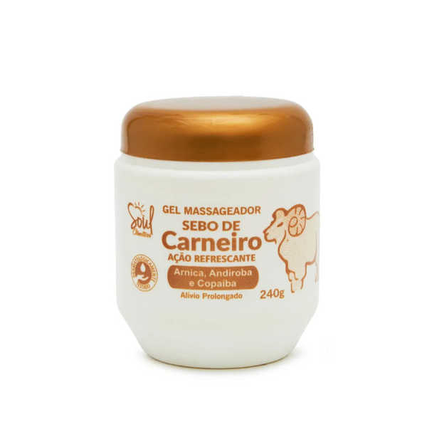 GEL MASSAGEADOR SEBO DE CARNEIRO LEGITIMO 240G SOUL– Bio