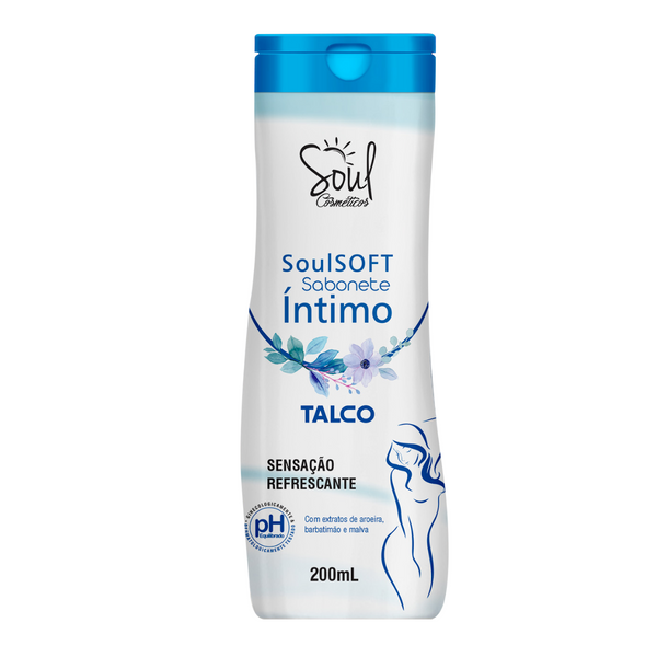 SOULSOFT SABONETE INTIMO TALCO 200ML SOUL– Bio Cosméticos