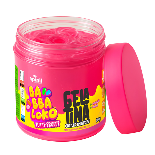 GELATINA CAPILAR BABBALOKO TUTTI-FRUIT 500G APINIL