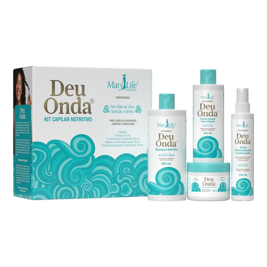 KIT CAPILAR DEU ONDA 4 ITENS MARY LIFE