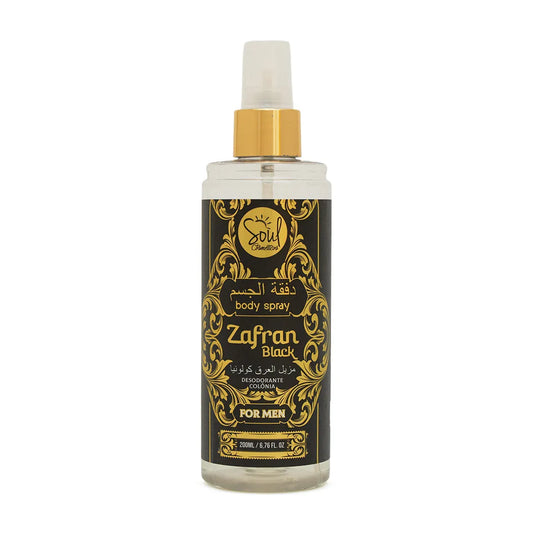 BODY SPRAY ZAFRAN BLACK MEN 200ML SOUL